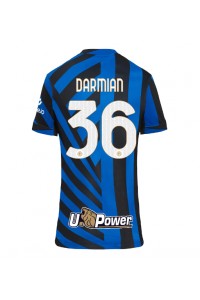 Fotbalové Dres Inter Milan Matteo Darmian #36 Dámské Domácí Oblečení 2024-25 Krátký Rukáv